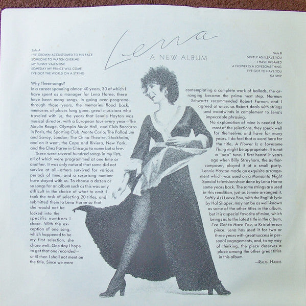 Lena, A New Album - secondary