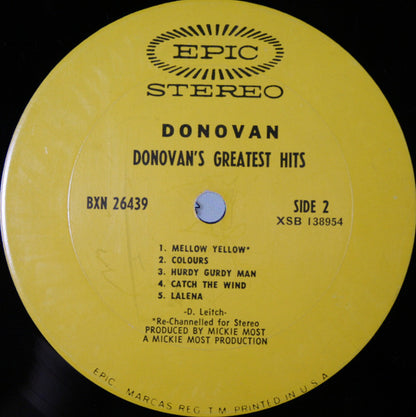 Donovan's Greatest Hits - secondary