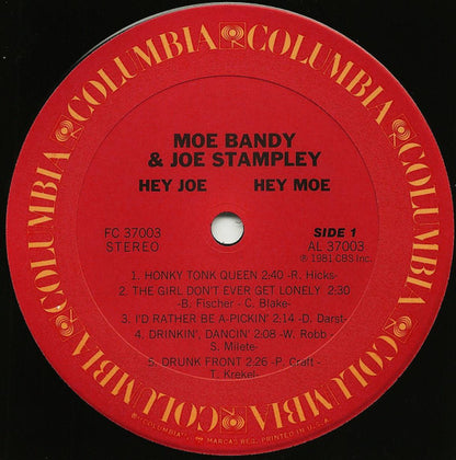 Hey Joe! Hey Moe! - secondary