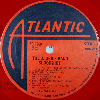 The J. Geils Band - Bloodshot