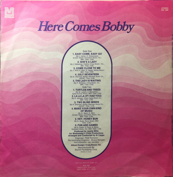 Here Comes Bobby - secondary