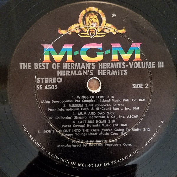 The Best Of Herman's Hermits Volume III - secondary
