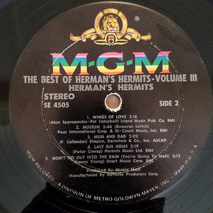 The Best Of Herman's Hermits Volume III - secondary