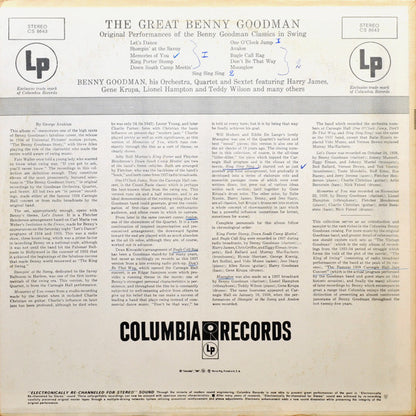 Benny Goodman, Benny Goodman And His Orchestra, The Benny Goodman Quartet, Benny Goodman Sextet - The Great Benny Goodman