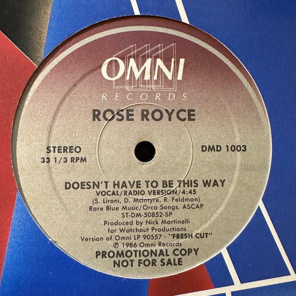 12": Rose Royce - Doesn't Have To Be This Way