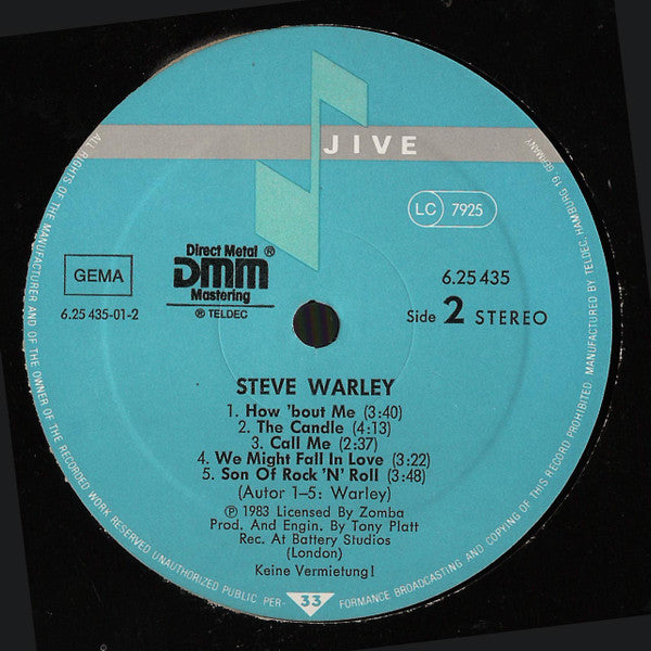 Steve Warley - Steve Warley