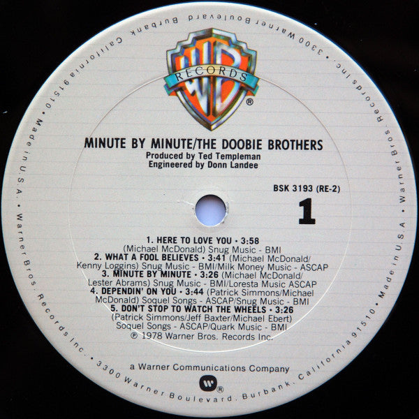 Minute By Minute - secondary
