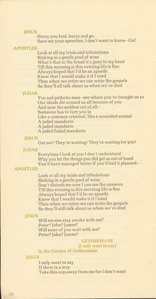 Jesus Christ Superstar - secondary