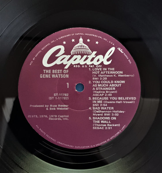 The Best Of Gene Watson - secondary