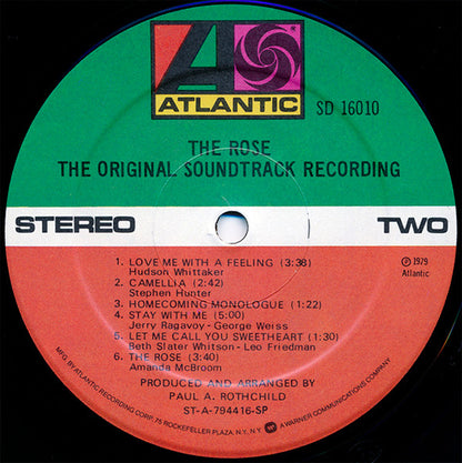 The Rose - The Original Soundtrack Recording - secondary