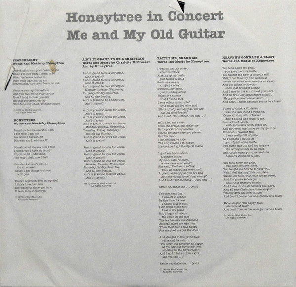 In Concert Me And My Old Guitar  - secondary