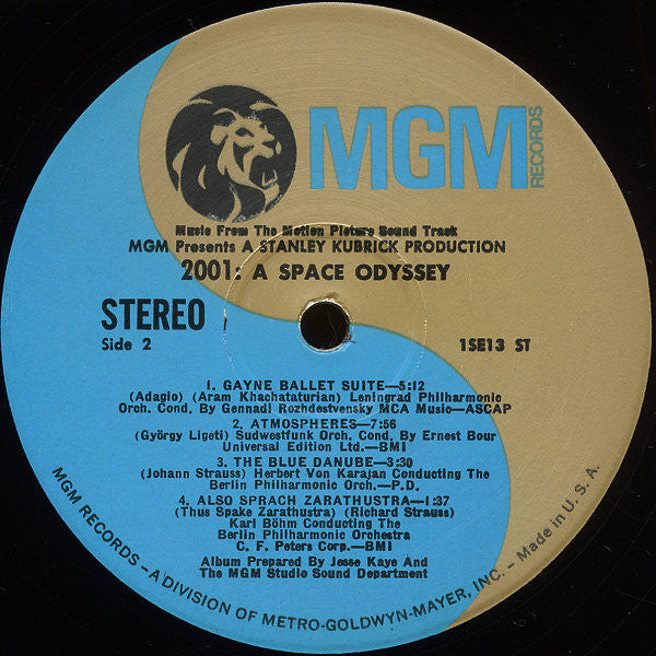 Various - 2001: A Space Odyssey (Music From The Motion Picture Sound Track)