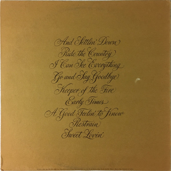 A Good Feelin' To Know - secondary