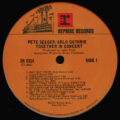 Pete Seeger & Arlo Guthrie Together In Concert - secondary