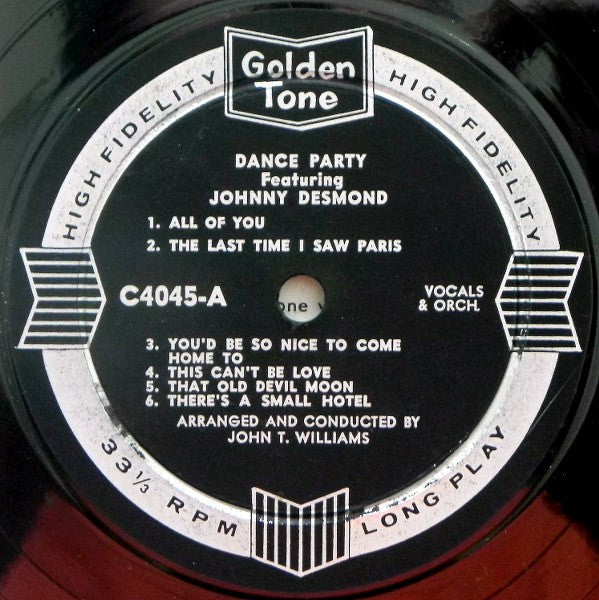 Dance Party Featuring Johnny Desmond - secondary