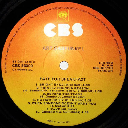 Art Garfunkel - Fate For Breakfast
