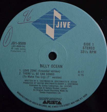 12" Single: Billy Ocean - Love Zone - Extended Version