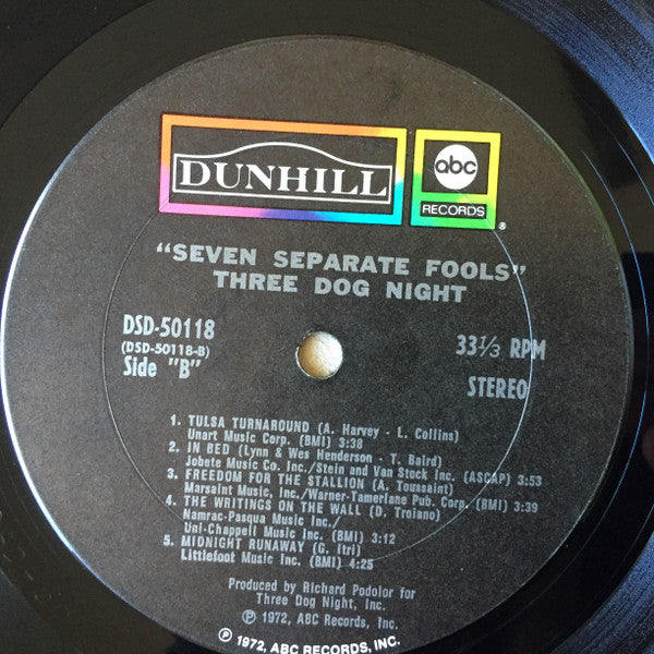 Seven Separate Fools - secondary