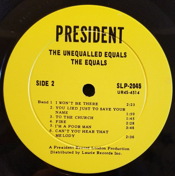 Unequalled = Equals - secondary