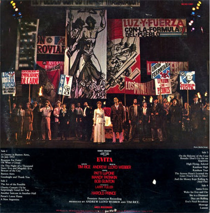 Andrew Lloyd Webber, Tim Rice - Evita: Premiere American Recording