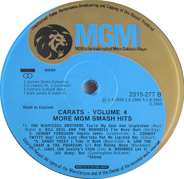 More MGM Smash Hits - secondary