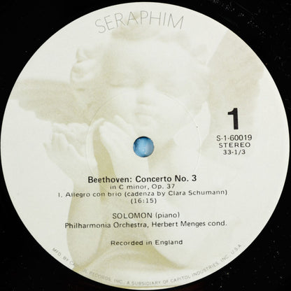 Solomon, Ludwig van Beethoven, Philharmonia Orchestra, Herbert Menges - Piano Concerto No. 3 In C Minor, Op. 37