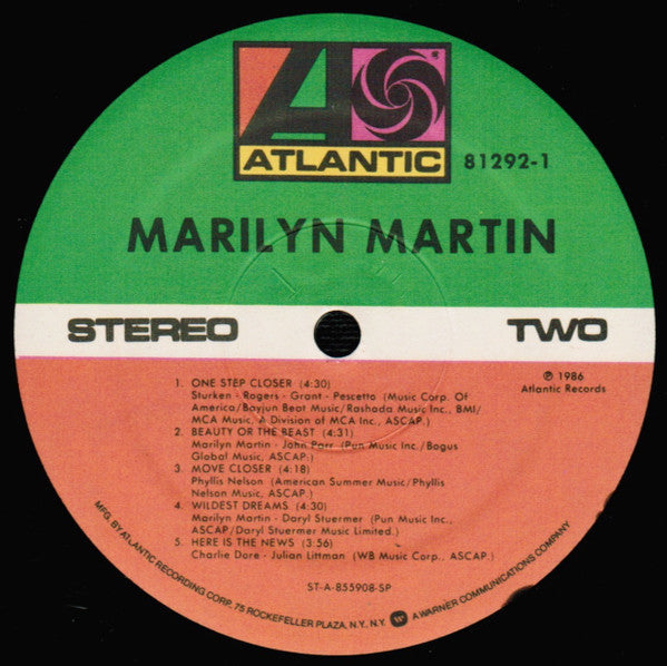 Marilyn Martin - secondary