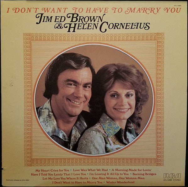 I Don't Want To Have To Marry You - primary