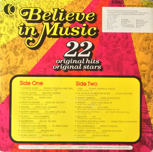 Believe In Music - secondary