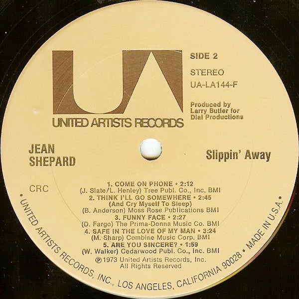Slippin' Away - secondary