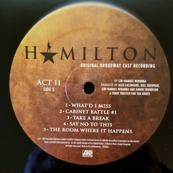 Hamilton: An American Musical (Original Broadway Cast Recording) - secondary