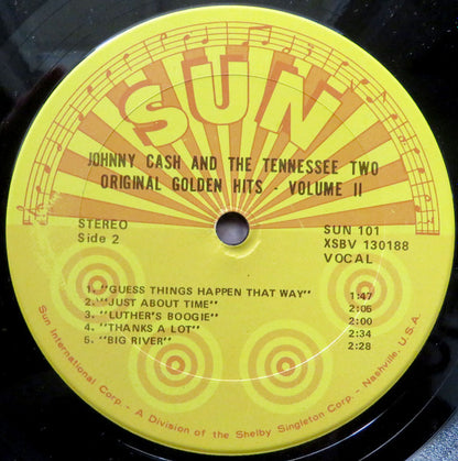Johnny Cash & The Tennessee Two - Original Golden Hits Volume II