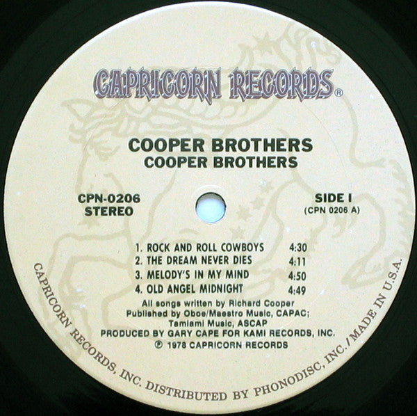 Cooper Brothers - secondary