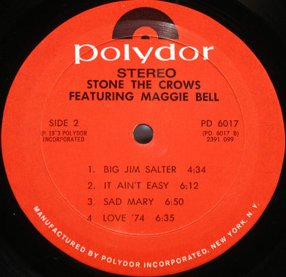 Stone The Crows  Featuring Maggie Bell  - secondary