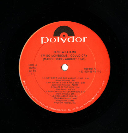 I'm So Lonesome I Could Cry: March 1949 - August 1949 - secondary