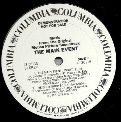 The Main Event (A Glove Story) - Music From The Original Motion Picture Soundtrack - secondary