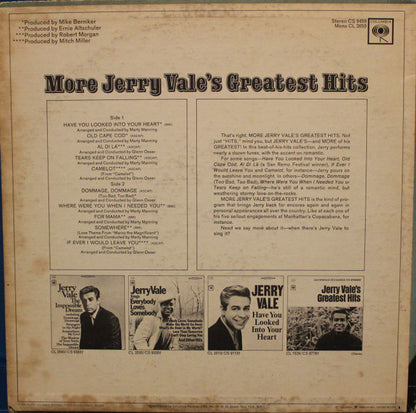 More Jerry Vale's Greatest Hits - secondary