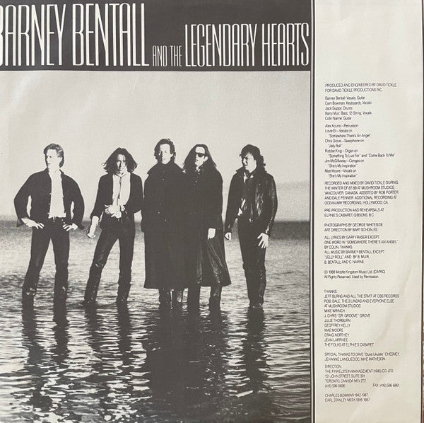 Barney Bentall And The Legendary Hearts - secondary