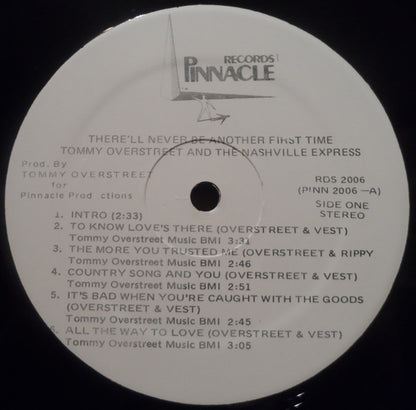 Tommy Overstreet, The Nashville Express - There'll NEVER Be Another First Time