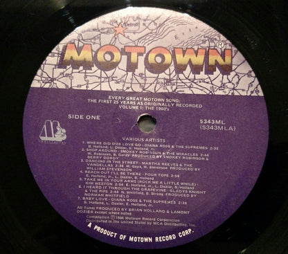 Every Great Motown Song: The First 25 Years - Volume 1: The 1960's - secondary