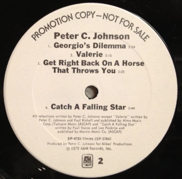 Peter C. Johnson - secondary