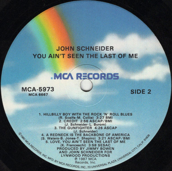 John Schneider - You Aint Seen The Last Of Me!