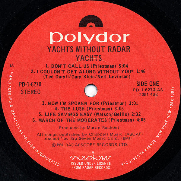 Yachts Without Radar - secondary