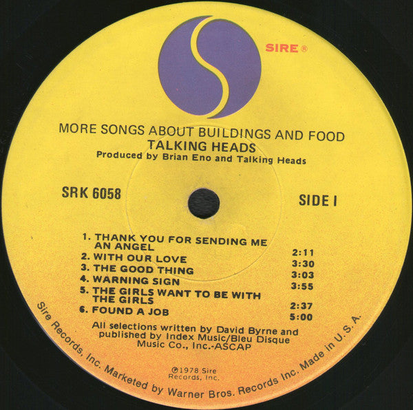 More Songs About Buildings And Food - secondary
