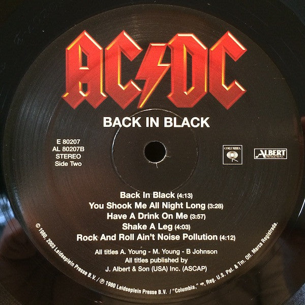 Back In Black - secondary