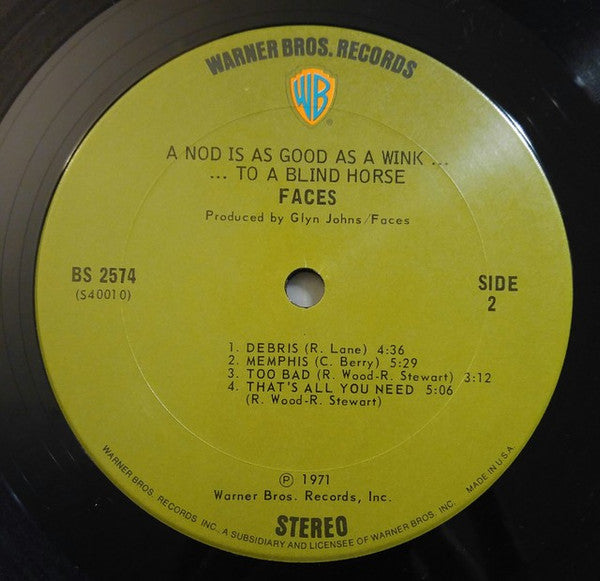 A Nod Is As Good As A Wink...To A Blind Horse - secondary