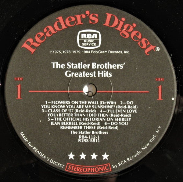 The Statler Brothers - Greatest Hits