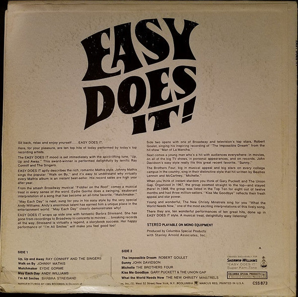 Easy Does It - secondary