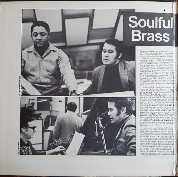 Oliver Nelson, Steve Allen - Soulful Brass