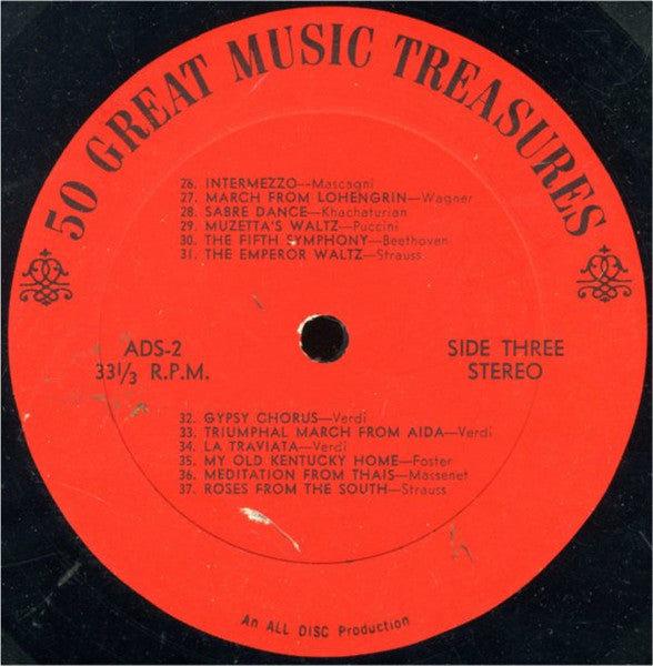 Unknown Artist - 50 Great Music Treasures